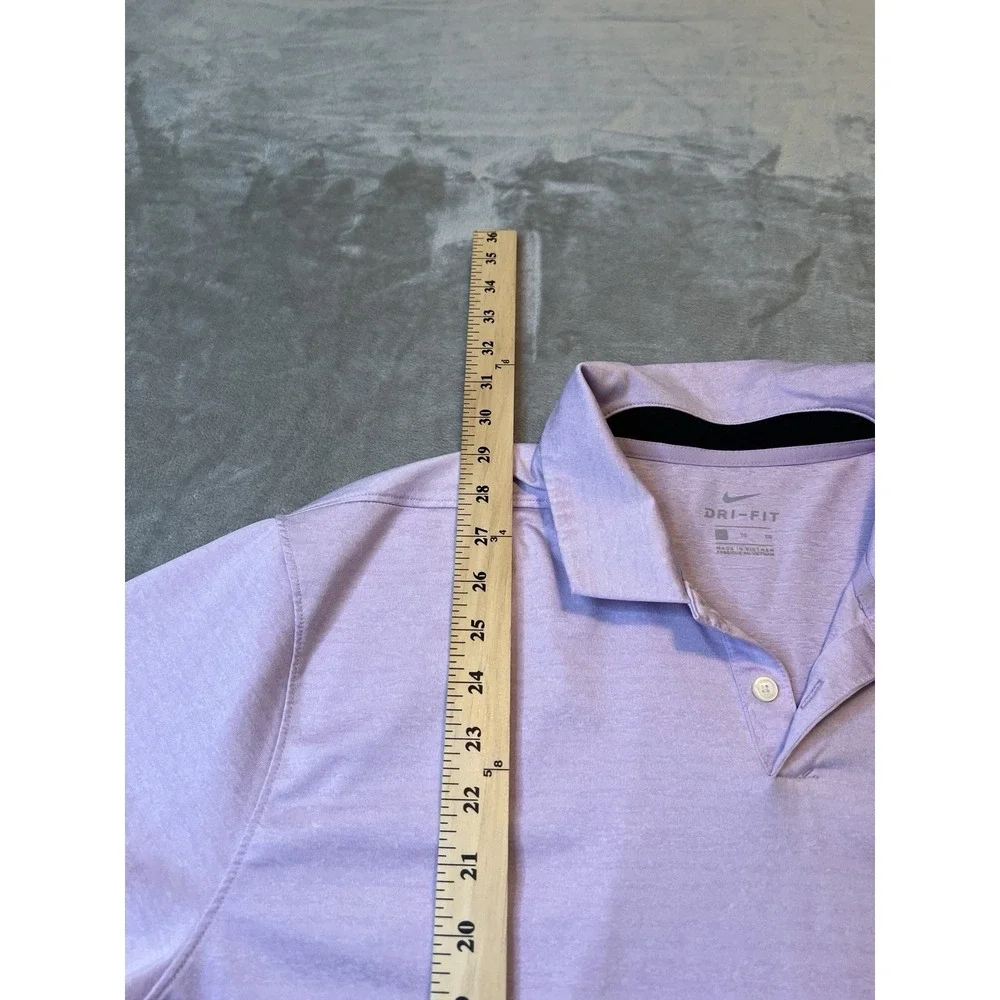 Nike Dri Fit  Shirt Mens XL Purple Bonita Bay Club Golf Short Sleeve Polo